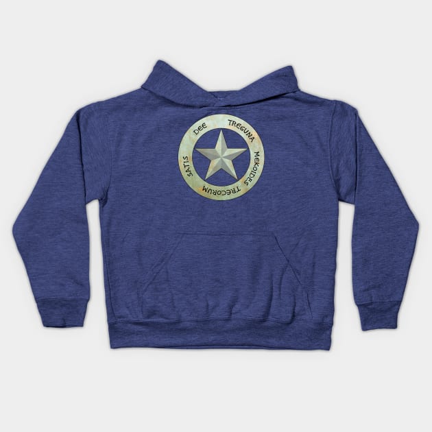 The Great Star of Astoroth Kids Hoodie by JFCharles